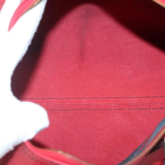 LOUIS VUITTON Epi Speedy 30 Hand Bag Castilian Red M43007 LV Auth 138671 - Picture 10 of 16